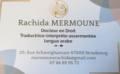 Rachida Mermoune, Traducteur à Strasbourg